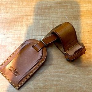 Vintage Authentic Louis Vuitton Luggage Tag